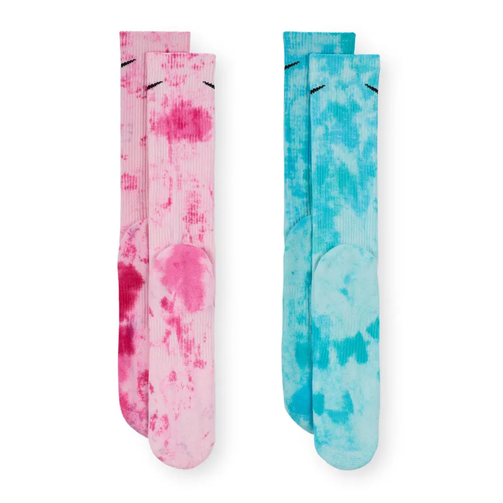 2 Pack Unisex Everyday Cushioned Color Splash Crew