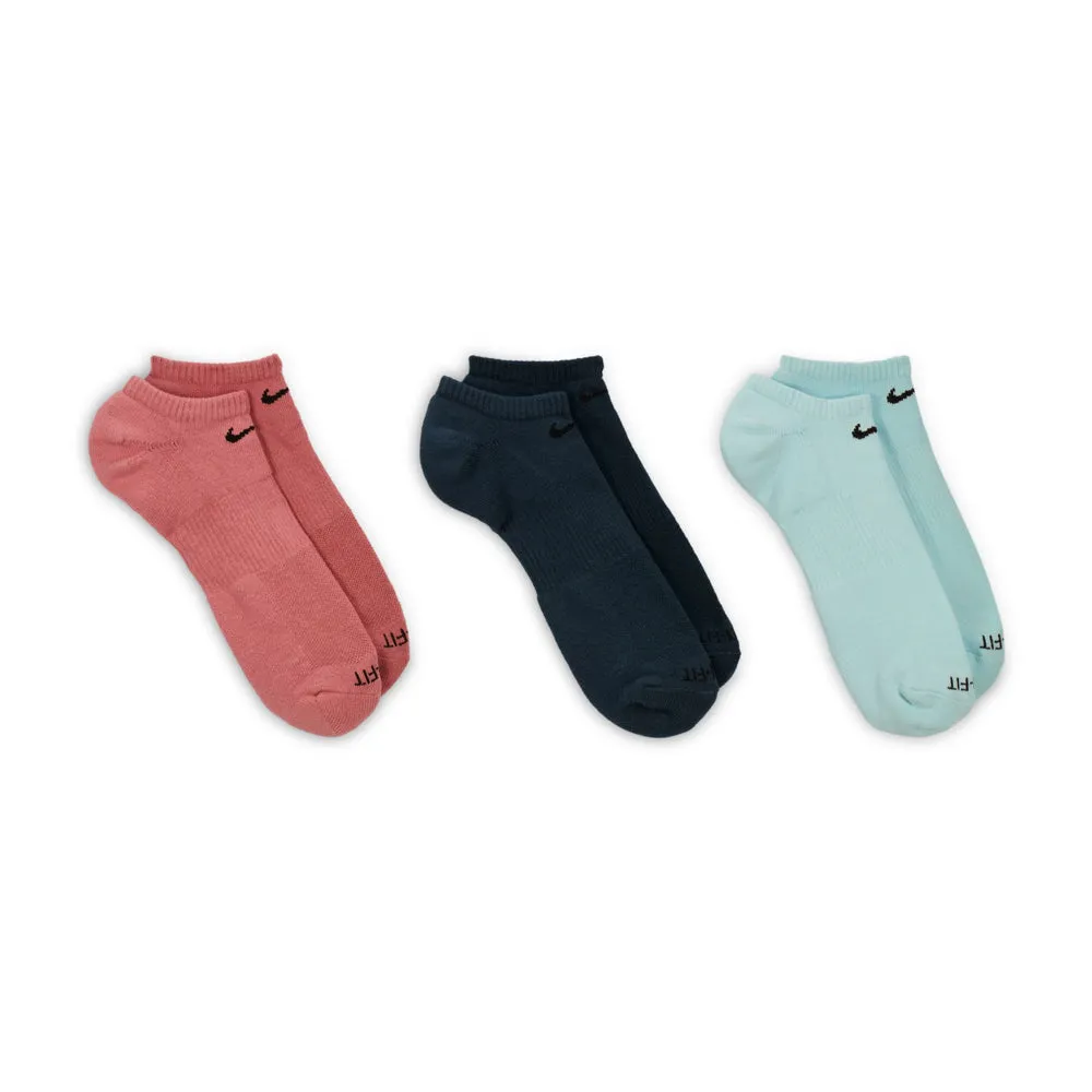 3 Pack Unisex Everyday Plus Cushioned No Show