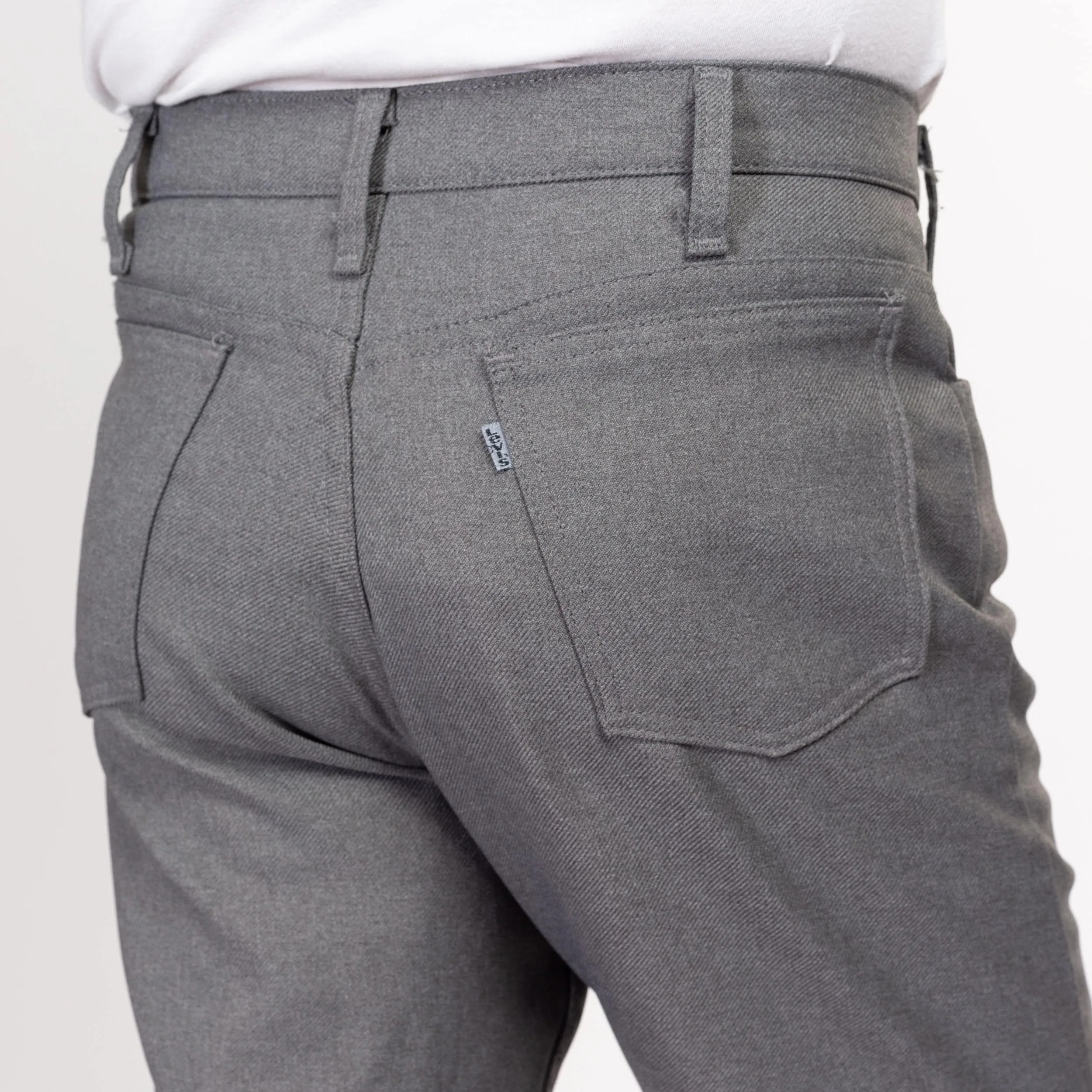 33x36 70s Levi's Grey Trousers