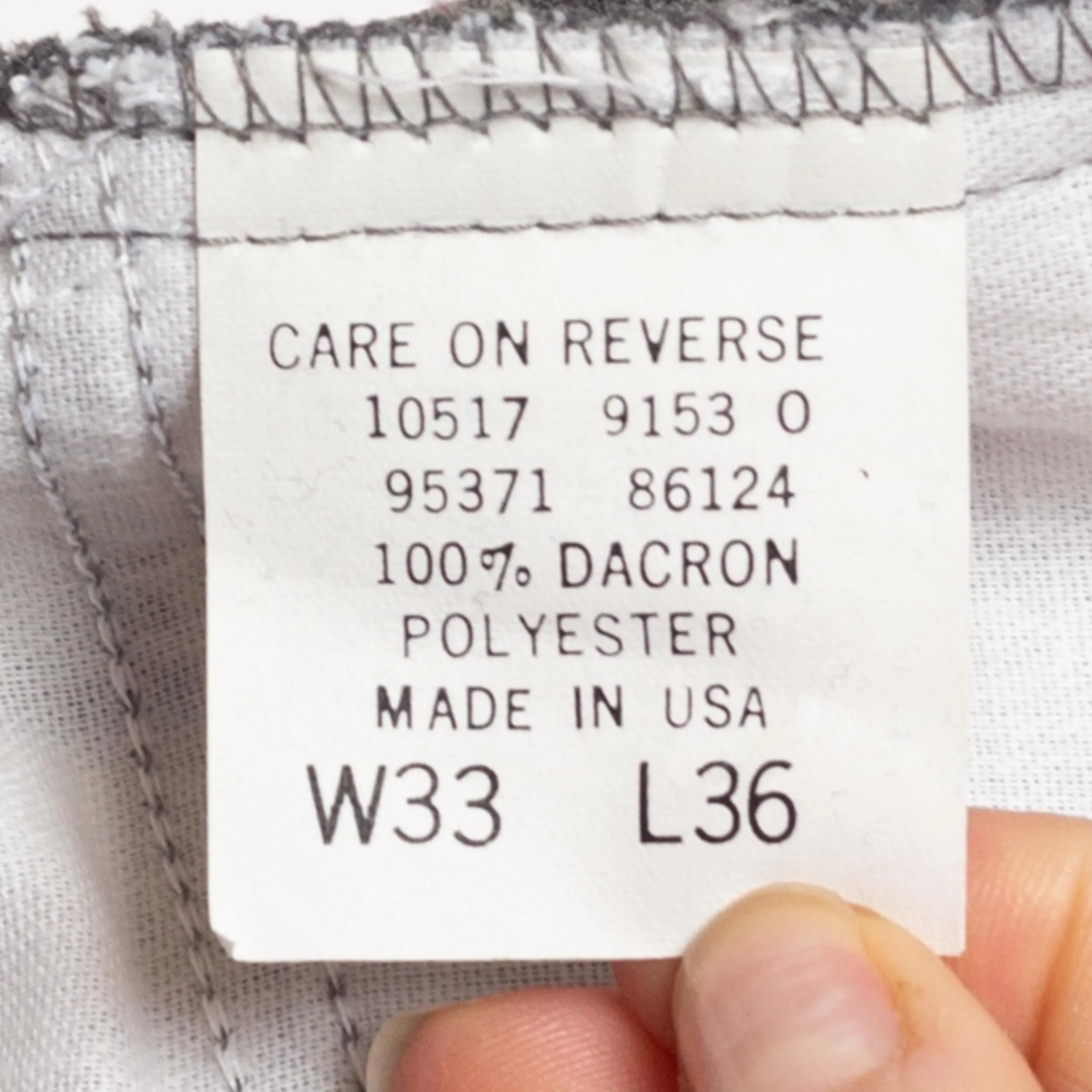 33x36 70s Levi's Grey Trousers