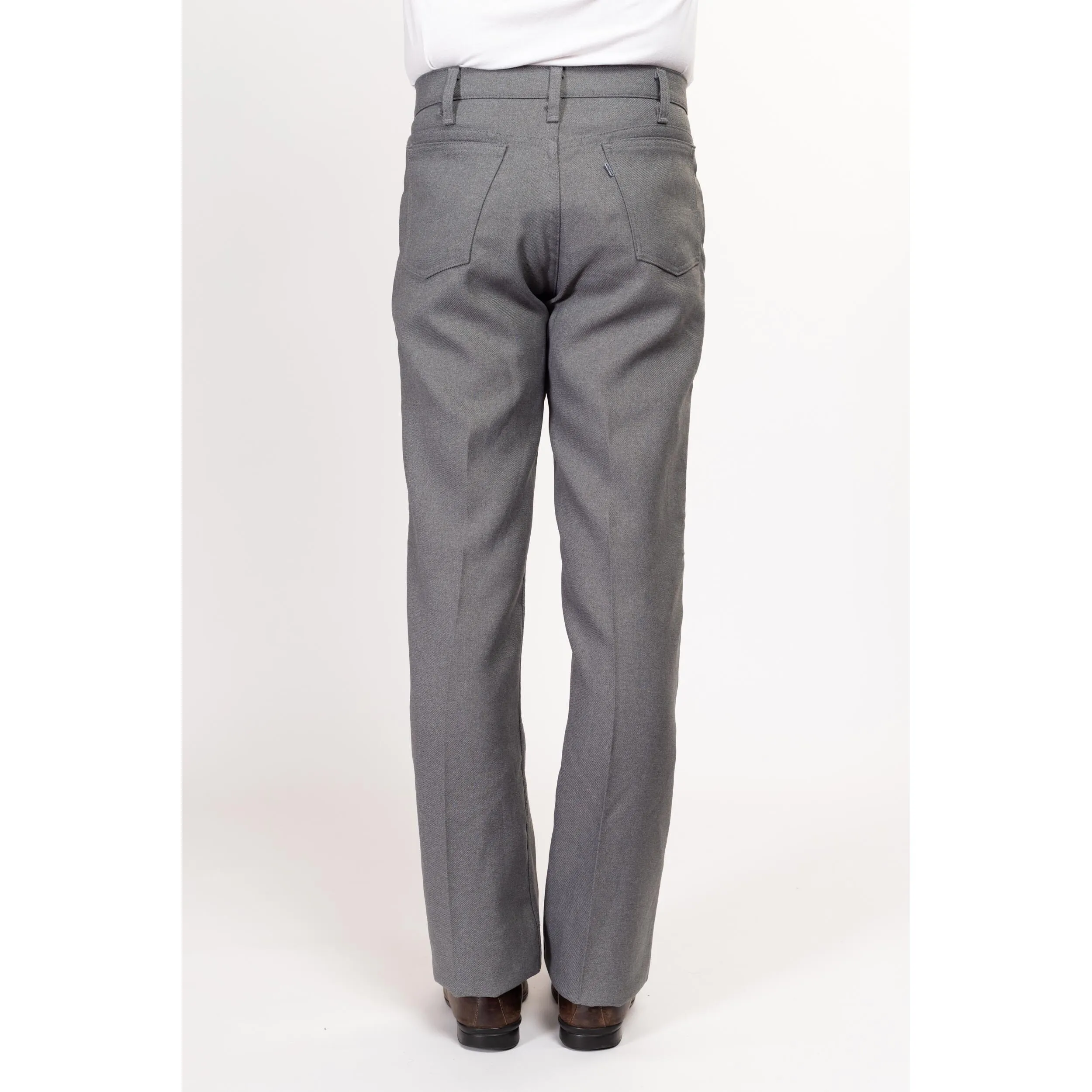 33x36 70s Levi's Grey Trousers