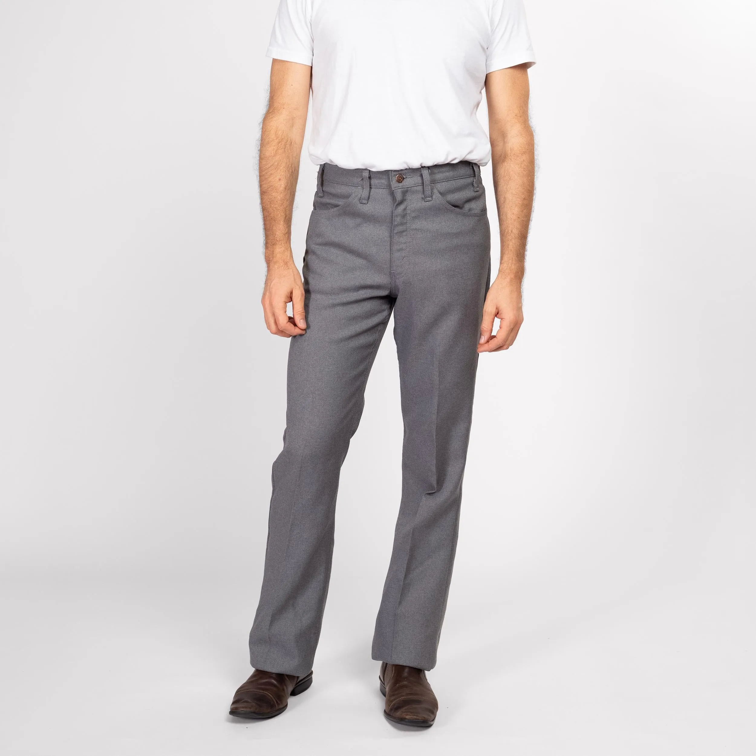 33x36 70s Levi's Grey Trousers