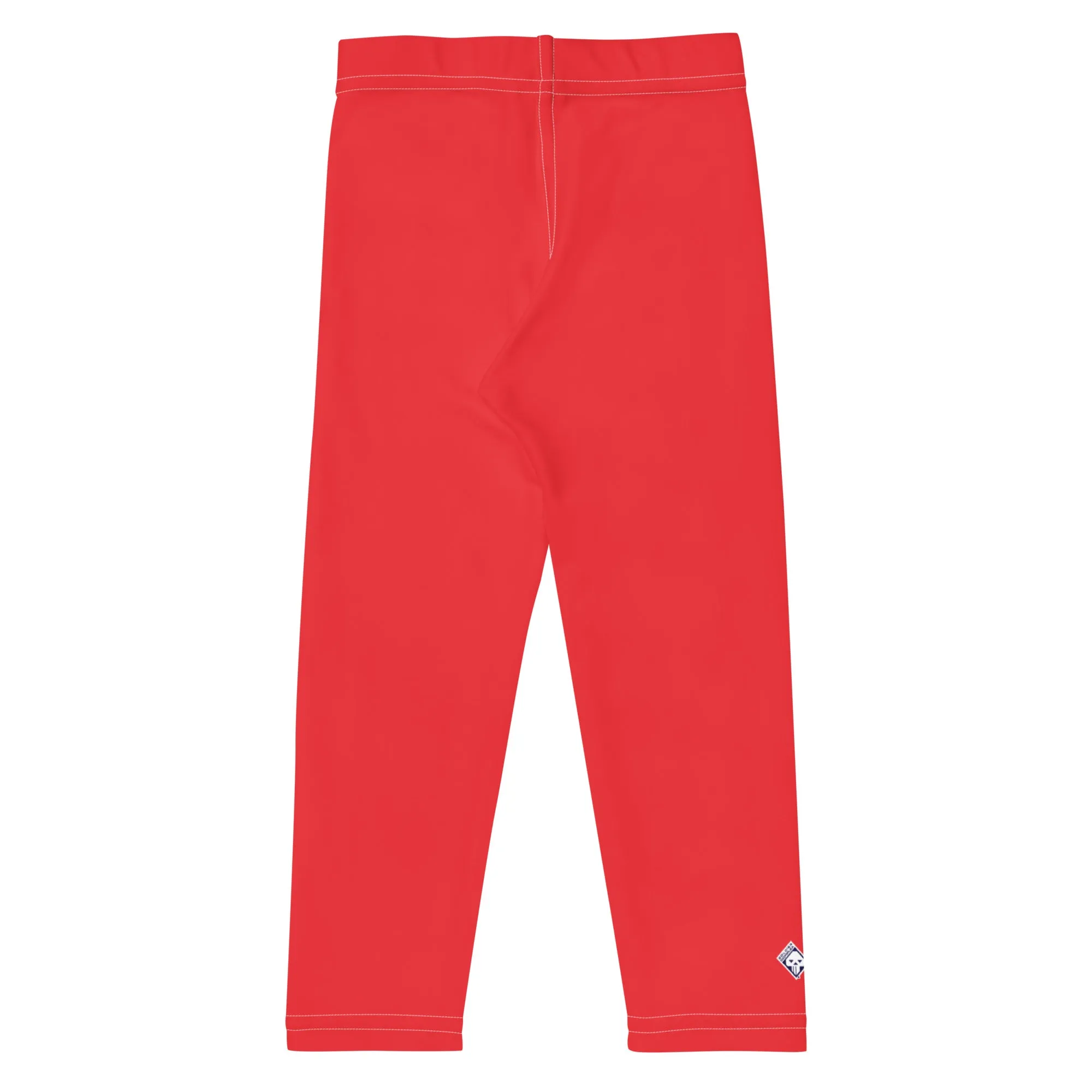 Active Essentials: Boys' Solid Color Athletic Leggings - Scarlet