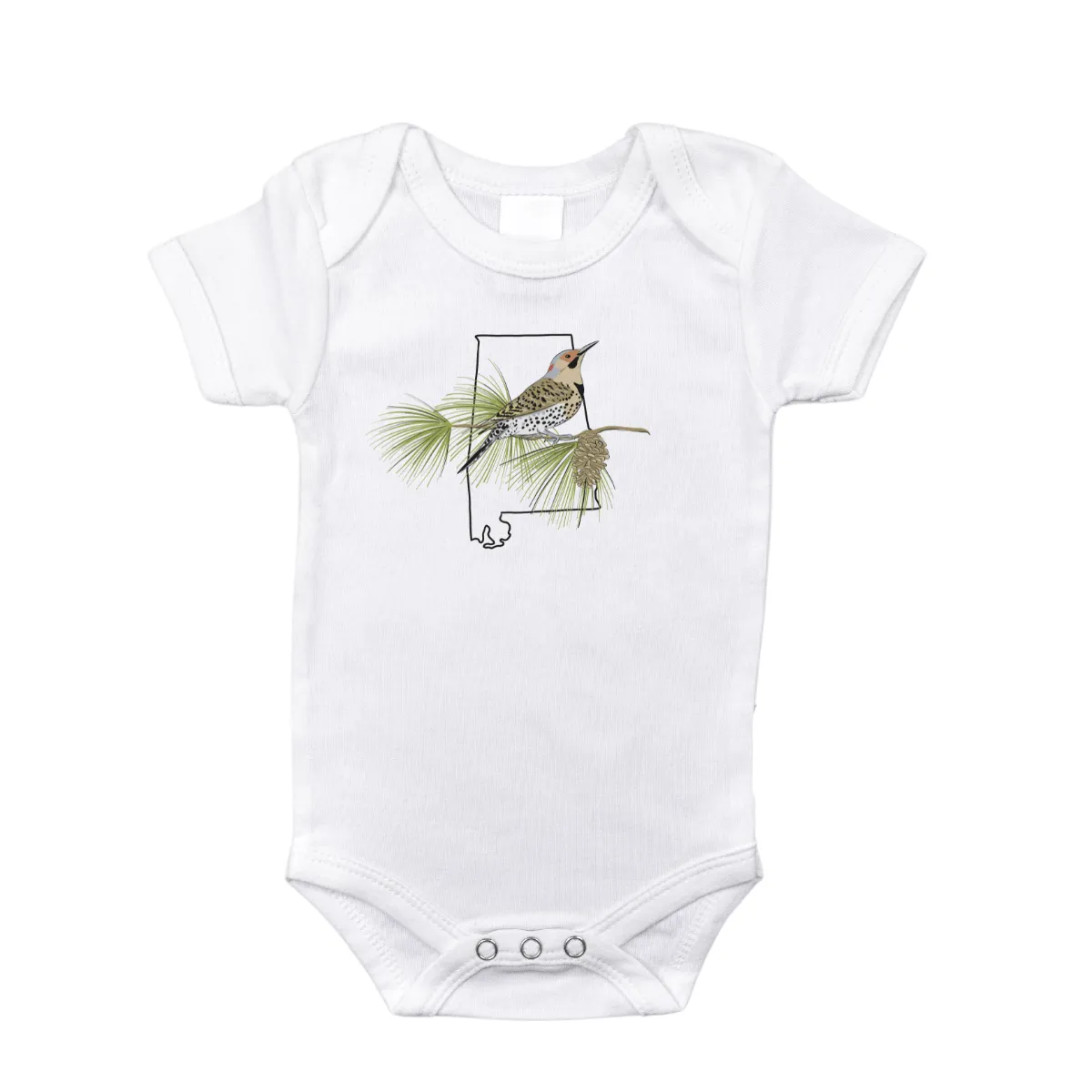 Alabama Pine Baby Onesie by Little Hometown