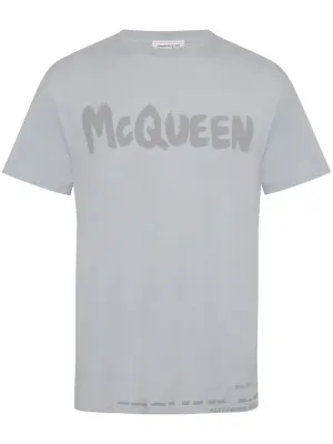 Alexander McQueen T-shirts and Polos Grey