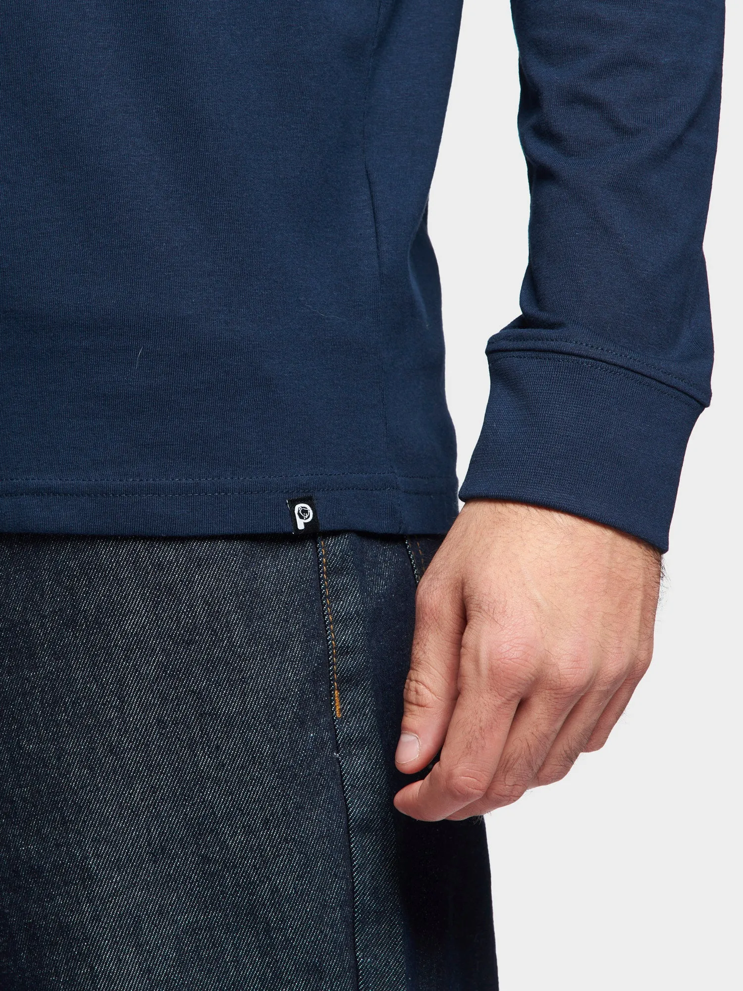 Arc Mountain Long Sleeve T-Shirt in Navy Blue