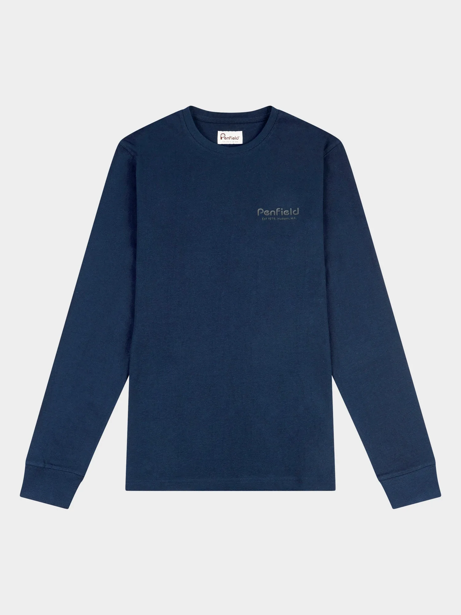 Arc Mountain Long Sleeve T-Shirt in Navy Blue
