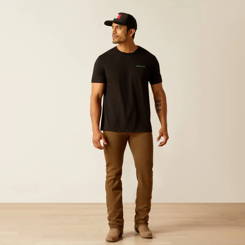 Ariat Men's Ariat Wooden Badges T-Shirt, Black
