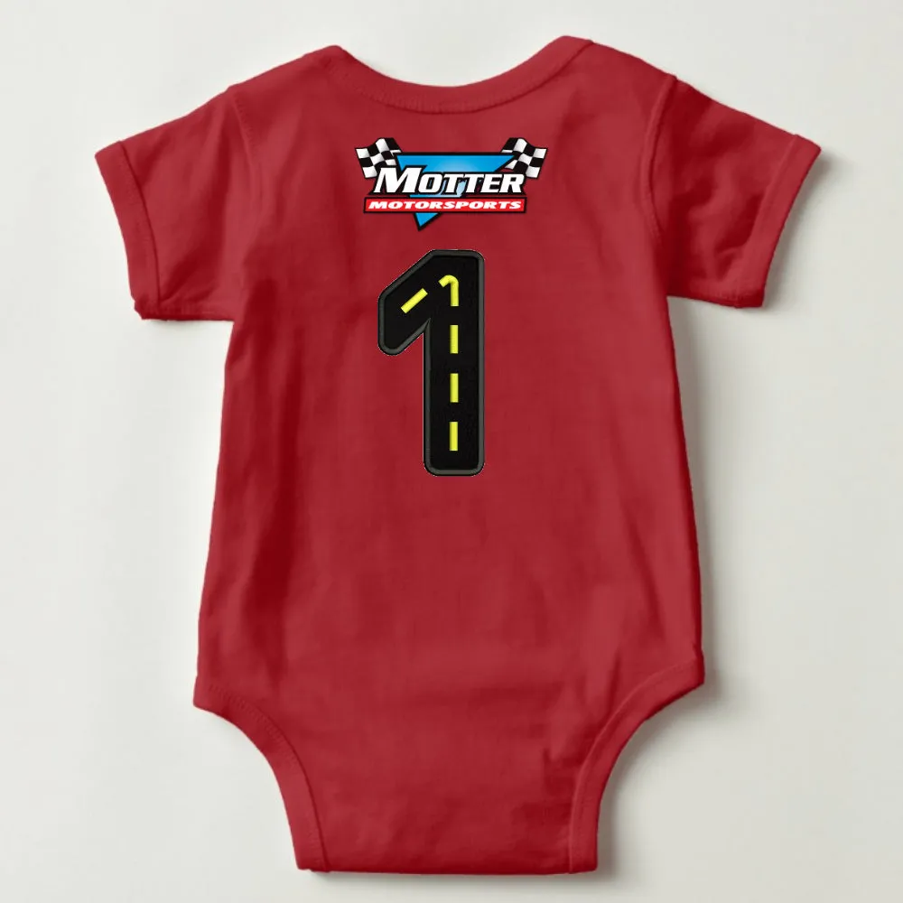Baby Birthday Onesies  -The Cars 1st Birthday Custom Made Onesies