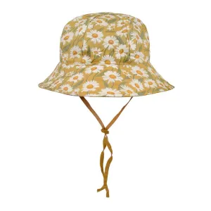 Bedhead: Wanderer Girls Reversible Sun Hat Maggie/Maize 3-6Y