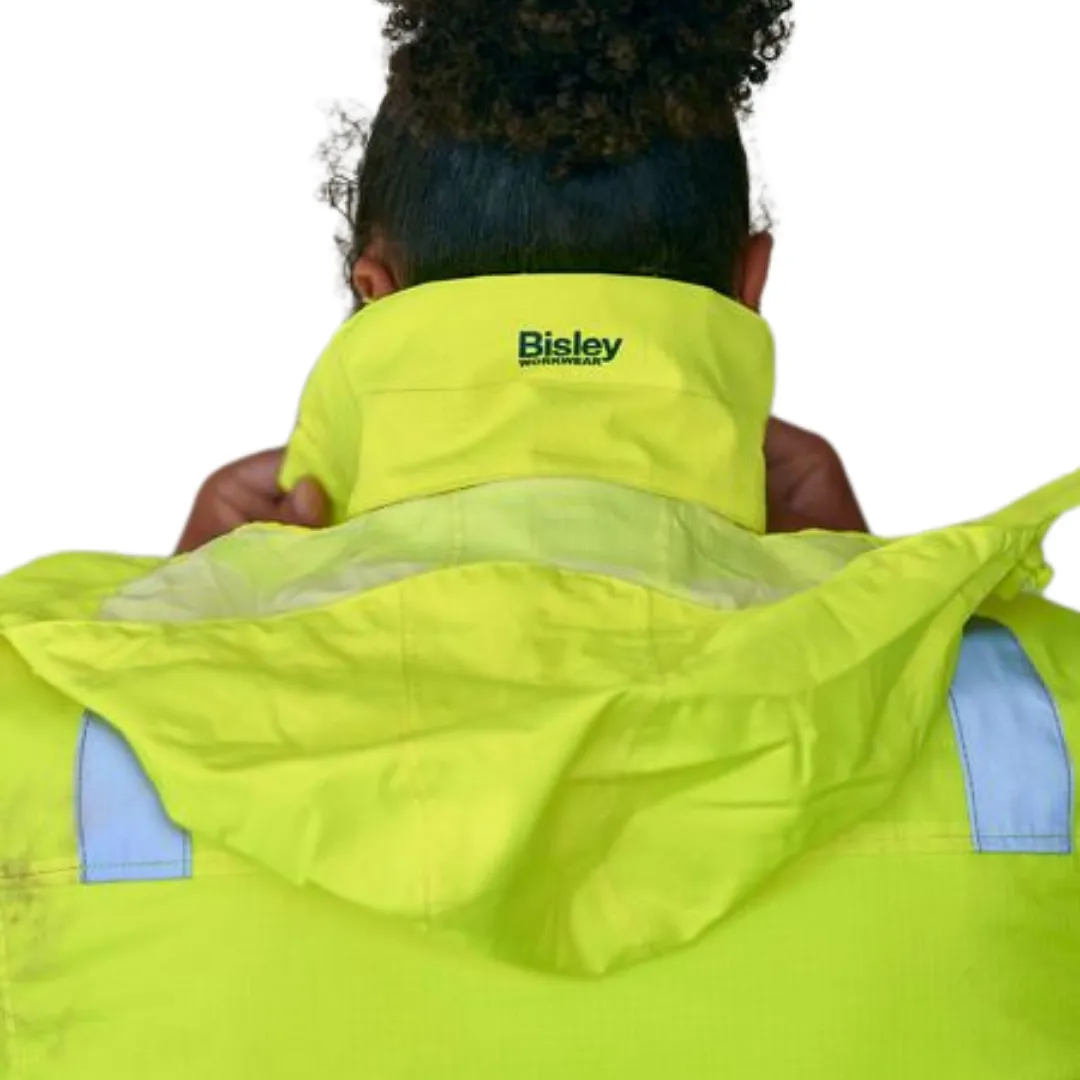 Bisley Men's/Unisex Taped Hi Vis Wet Weather Bomber Jacket BJ6770T*