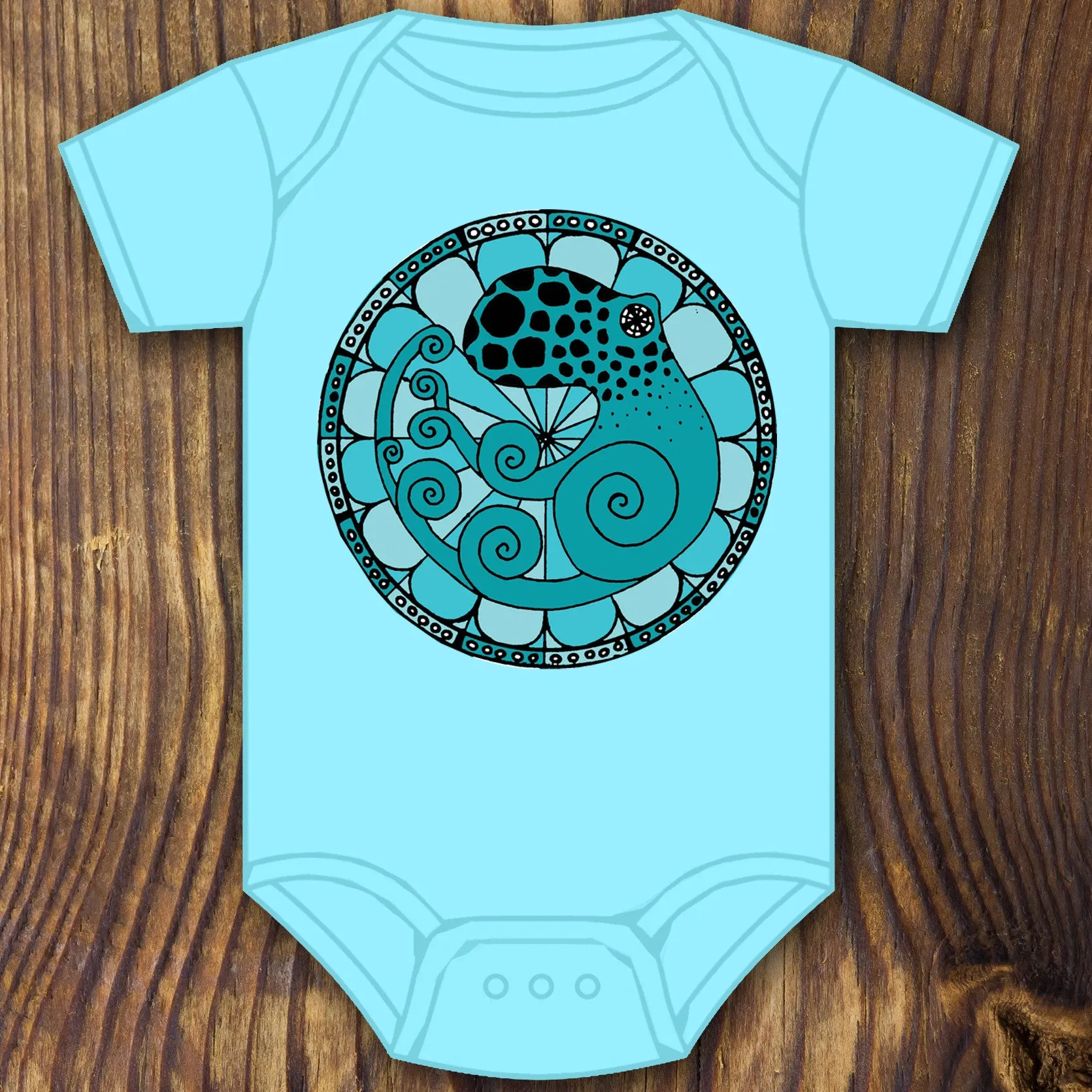 Blue Octopus Onesie