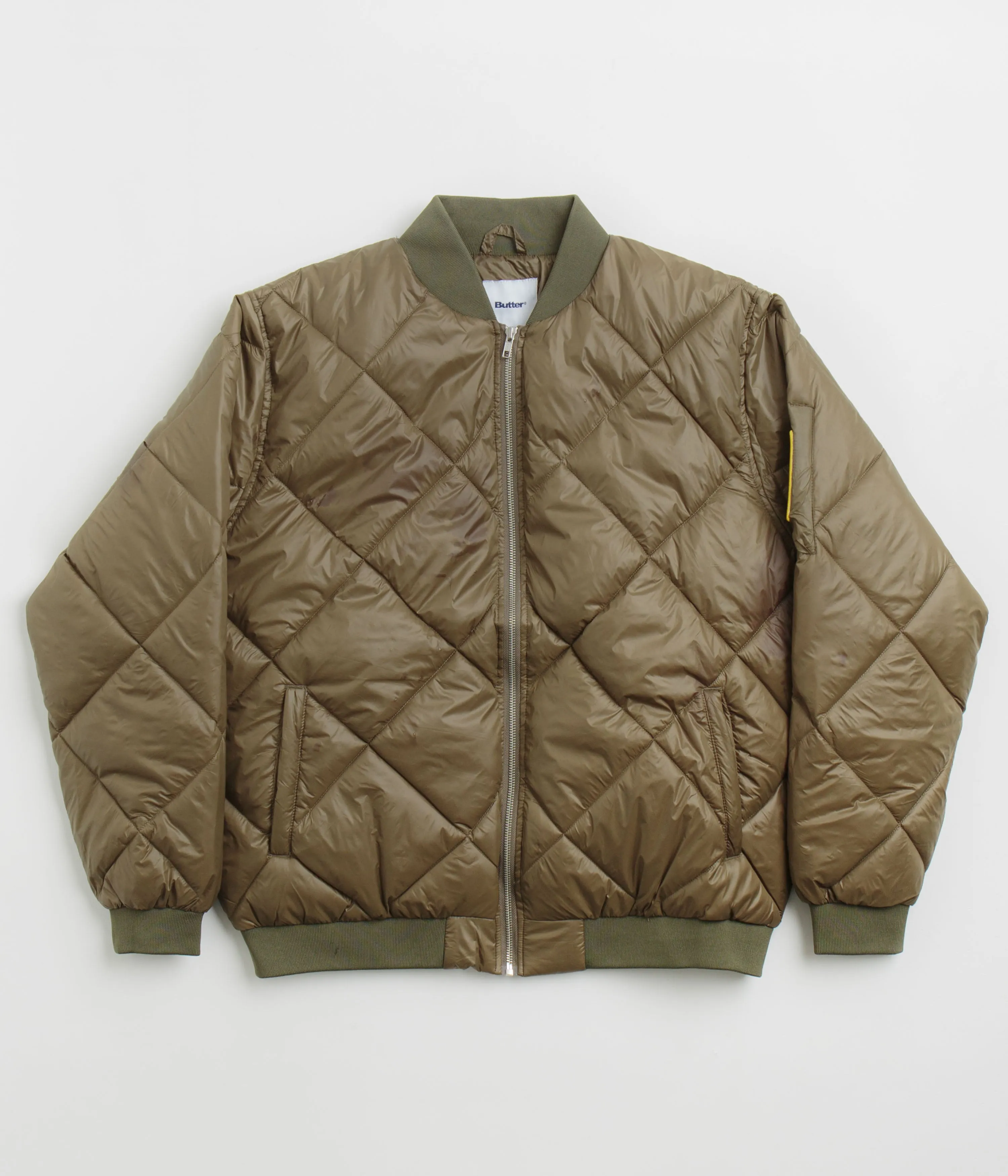 Butter Goods Temperature Bomber Jacket - Army