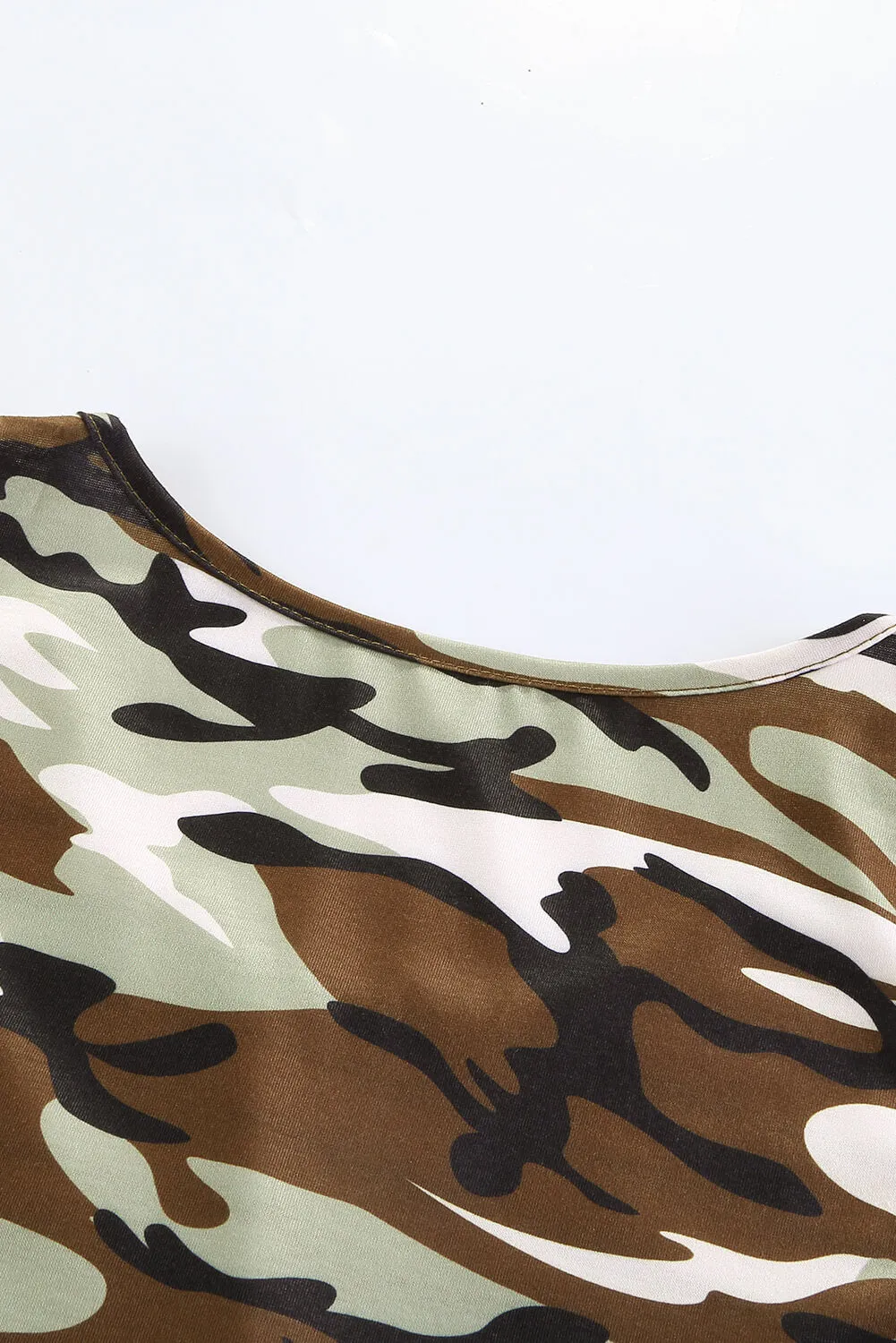 Camo & Stripe Tank Top