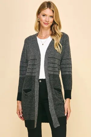 Color Block Cardigan