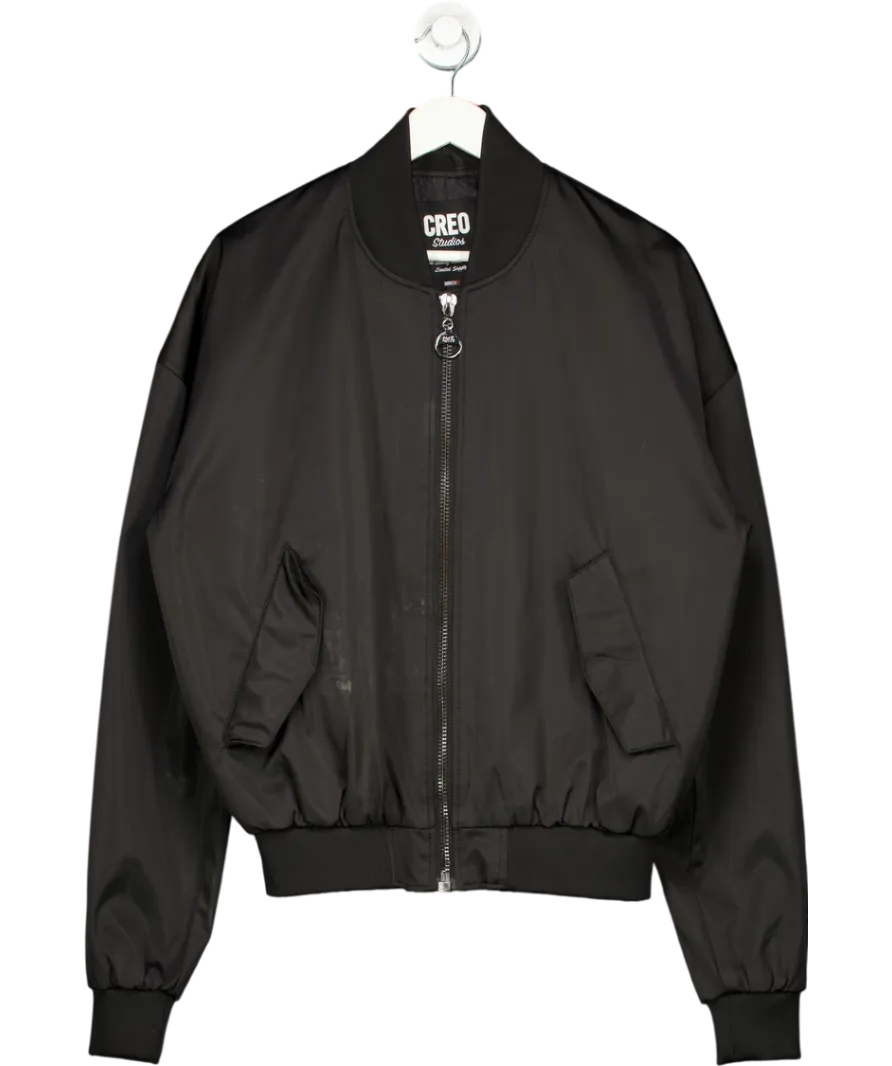 CREO Studios Creo Studios Silva Mens Black Bomber UK M