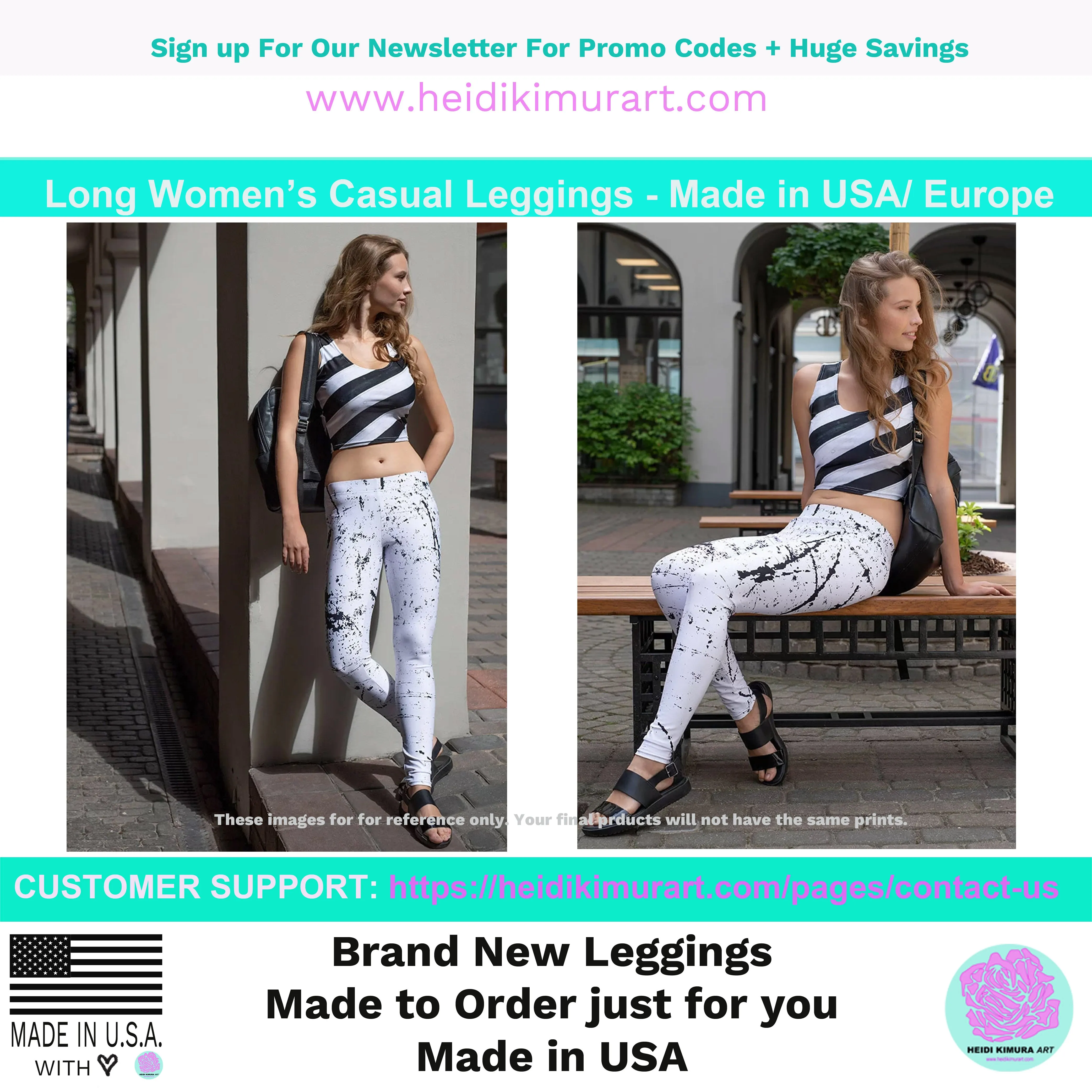Dark Pink Casual Women's Leggings, Solid Bright Pink Color Designer Tights-Made in USA/EU/MX