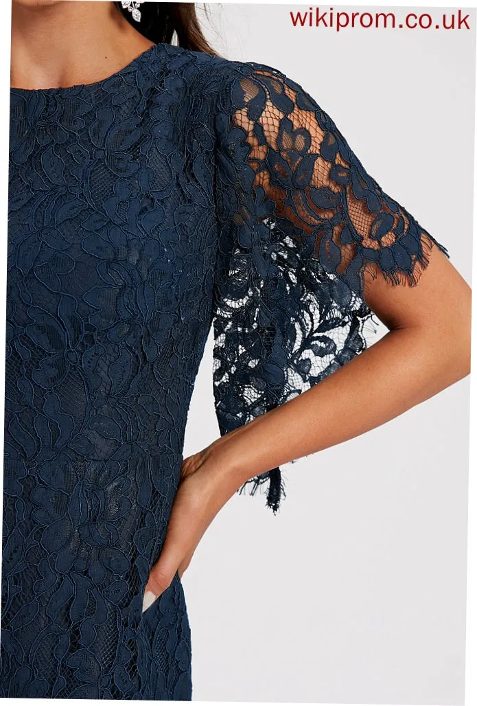 Dress Cocktail Dresses Neck Scoop Knee-Length Cocktail Lace Sheath/Column Destiny