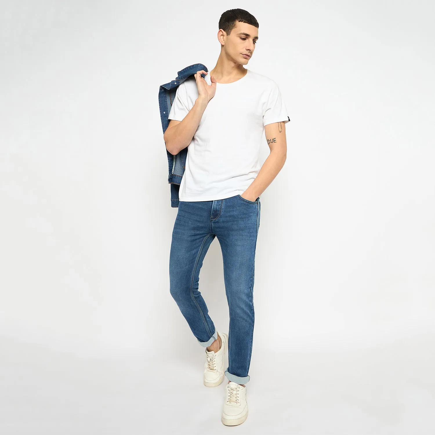 Duke Urban Men Slim Fit Stretchable Jeans (SDD5610)