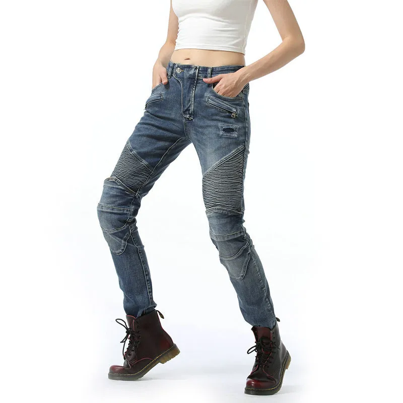 Flame 25 Women's Retro Riding Jeans