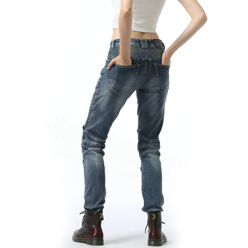 Flame 25 Women's Retro Riding Jeans