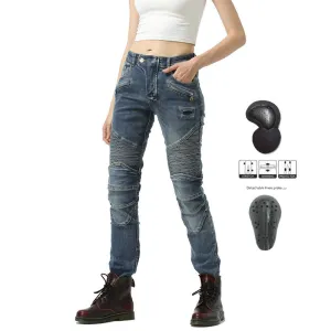 Flame 25 Women's Retro Riding Jeans