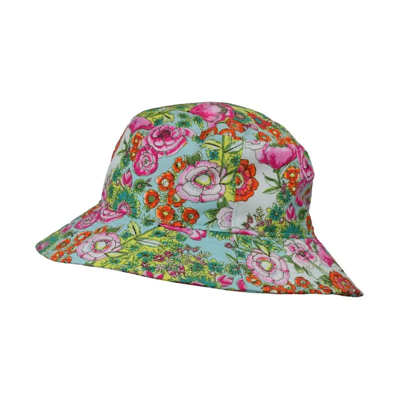 Garden Print Sun Protection Crusher Hat
