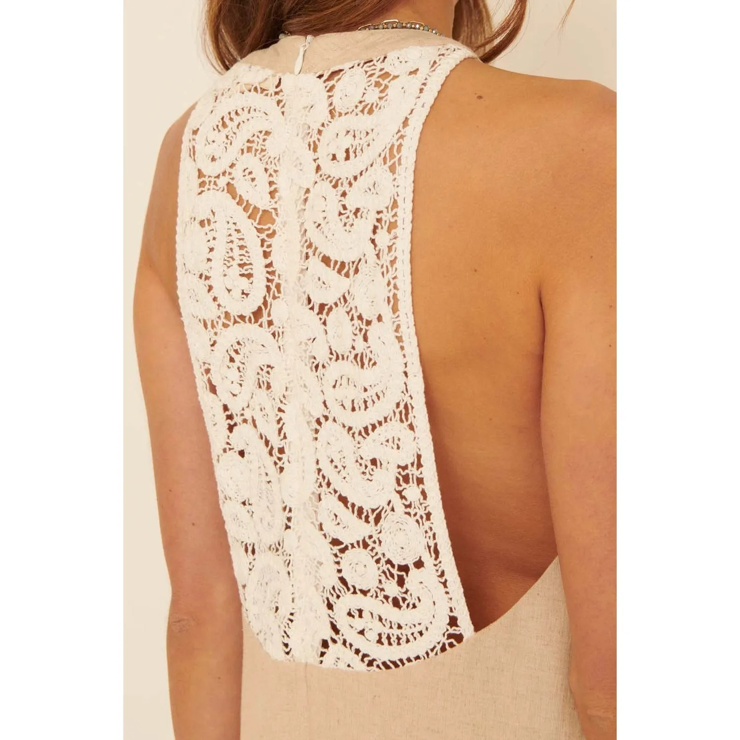 Gretchen Woven Halter Swing Mini dress