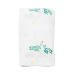 Honu Honi Hawaiian Aloha Theme Bamboo Cotton blend Blanket