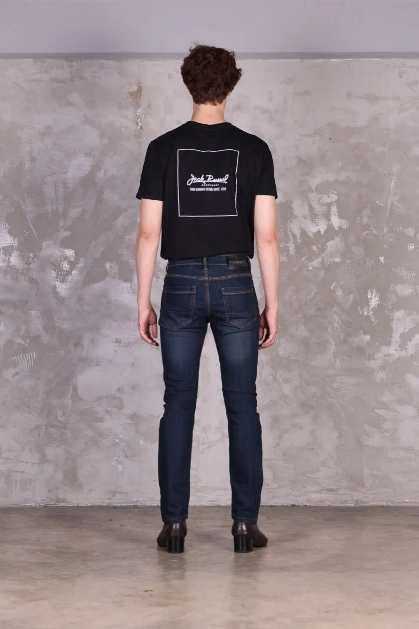 Jack Russel - Men Jeans - Klassik J-1135 Slim Fit Deep Blue