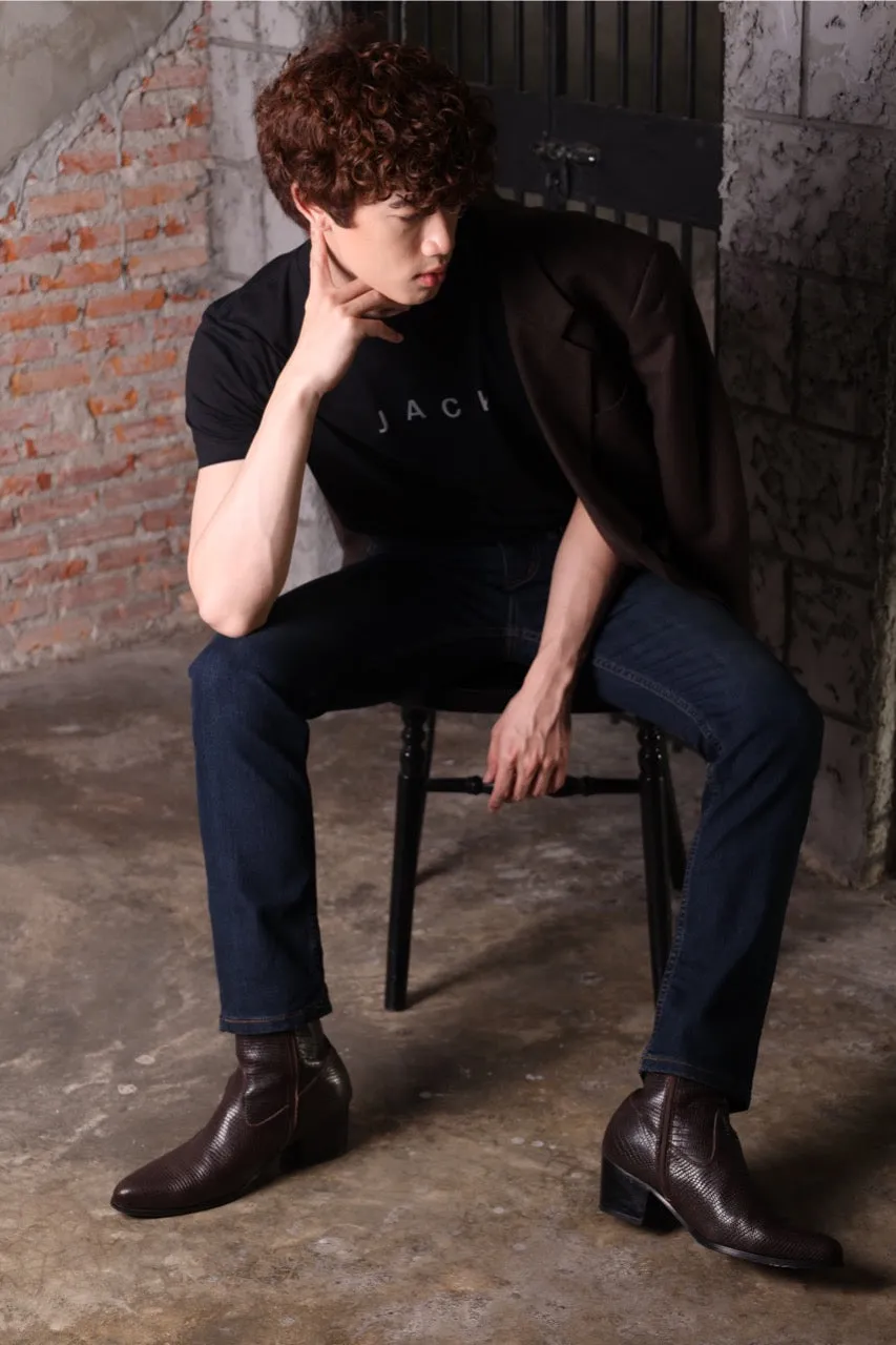 Jack Russel - Men Jeans - Klassik J-1135 Slim Fit Deep Blue