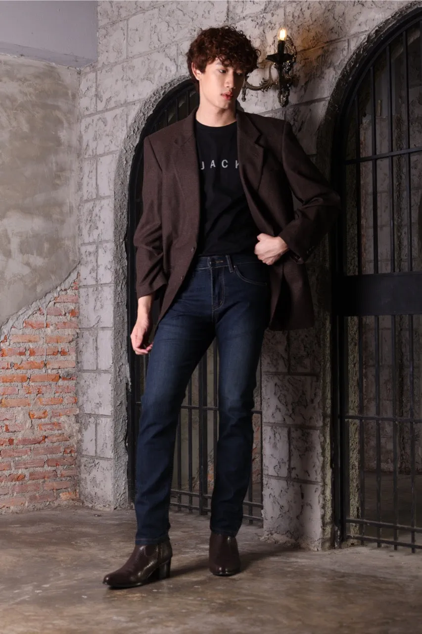 Jack Russel - Men Jeans - Klassik J-1135 Slim Fit Deep Blue
