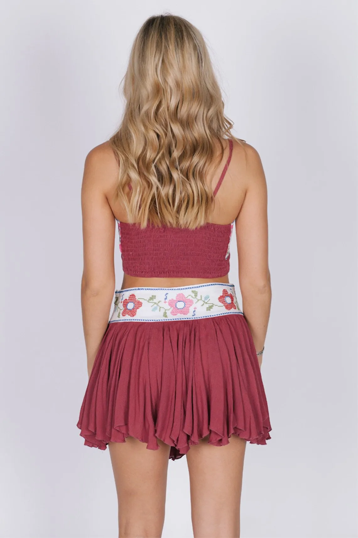 Linden Blossom Ruffle Skirt