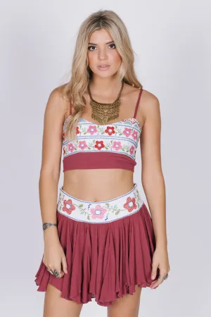 Linden Blossom Ruffle Skirt