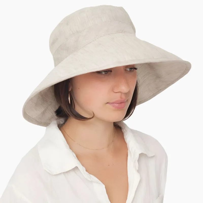 Linen Chambray Sun Protection Classic Hat