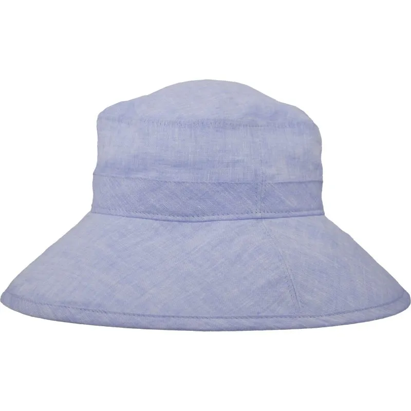Linen Chambray Sun Protection Garden Hat