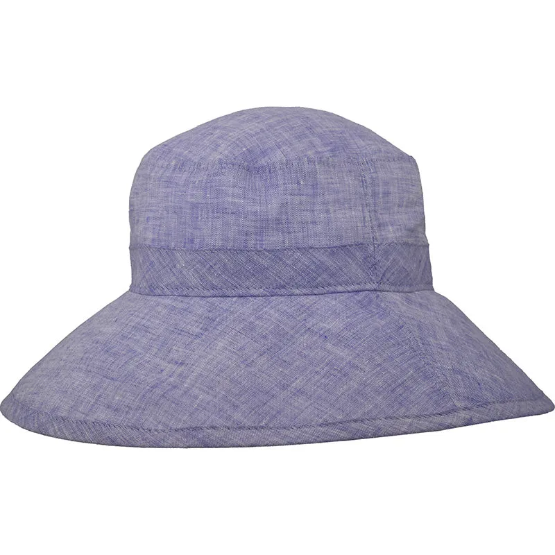 Linen Chambray Sun Protection Garden Hat