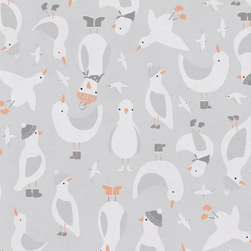 Love To Dream Sleep Suit Organic Cotton 0.2 TOG - Seagulls Grey