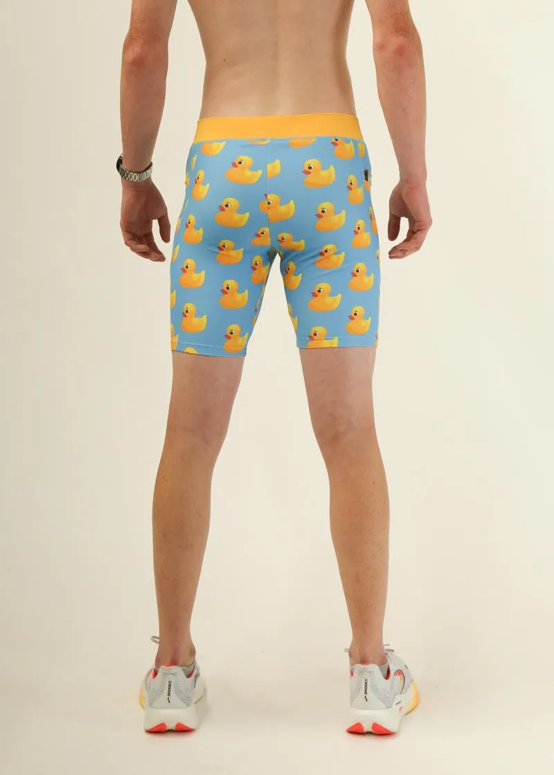 Men's Rubber Ducky 8" Half Tights