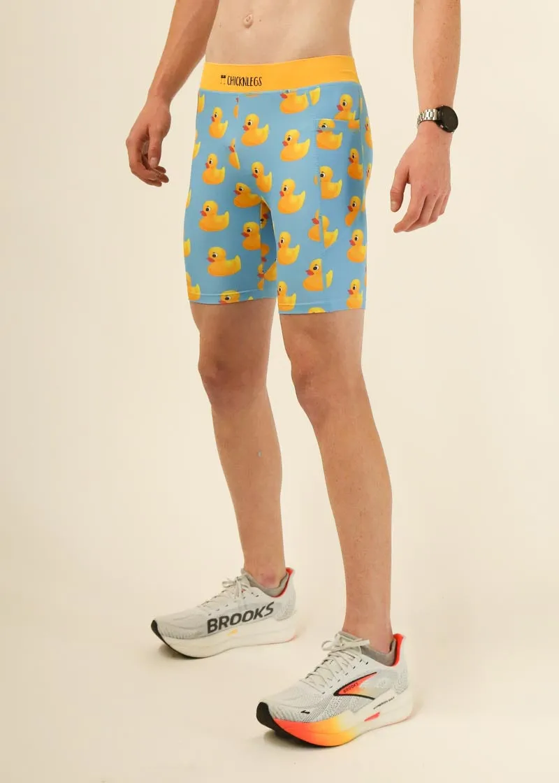 Men's Rubber Ducky 8" Half Tights
