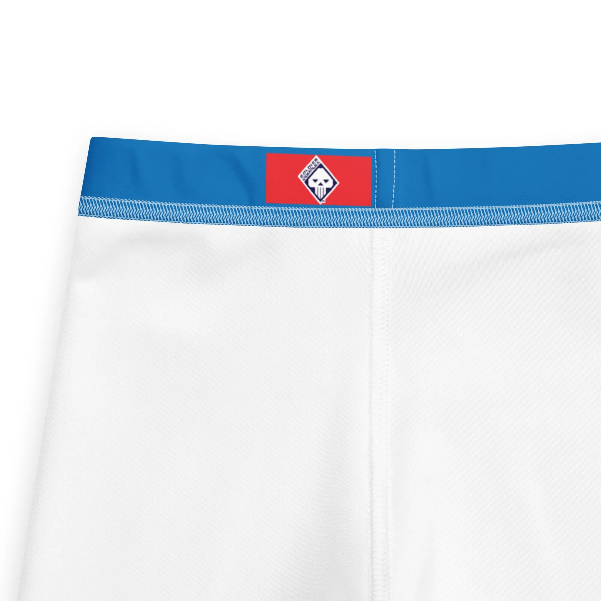 Move Freely: Boys' Solid Color Workout Leggings - Azul