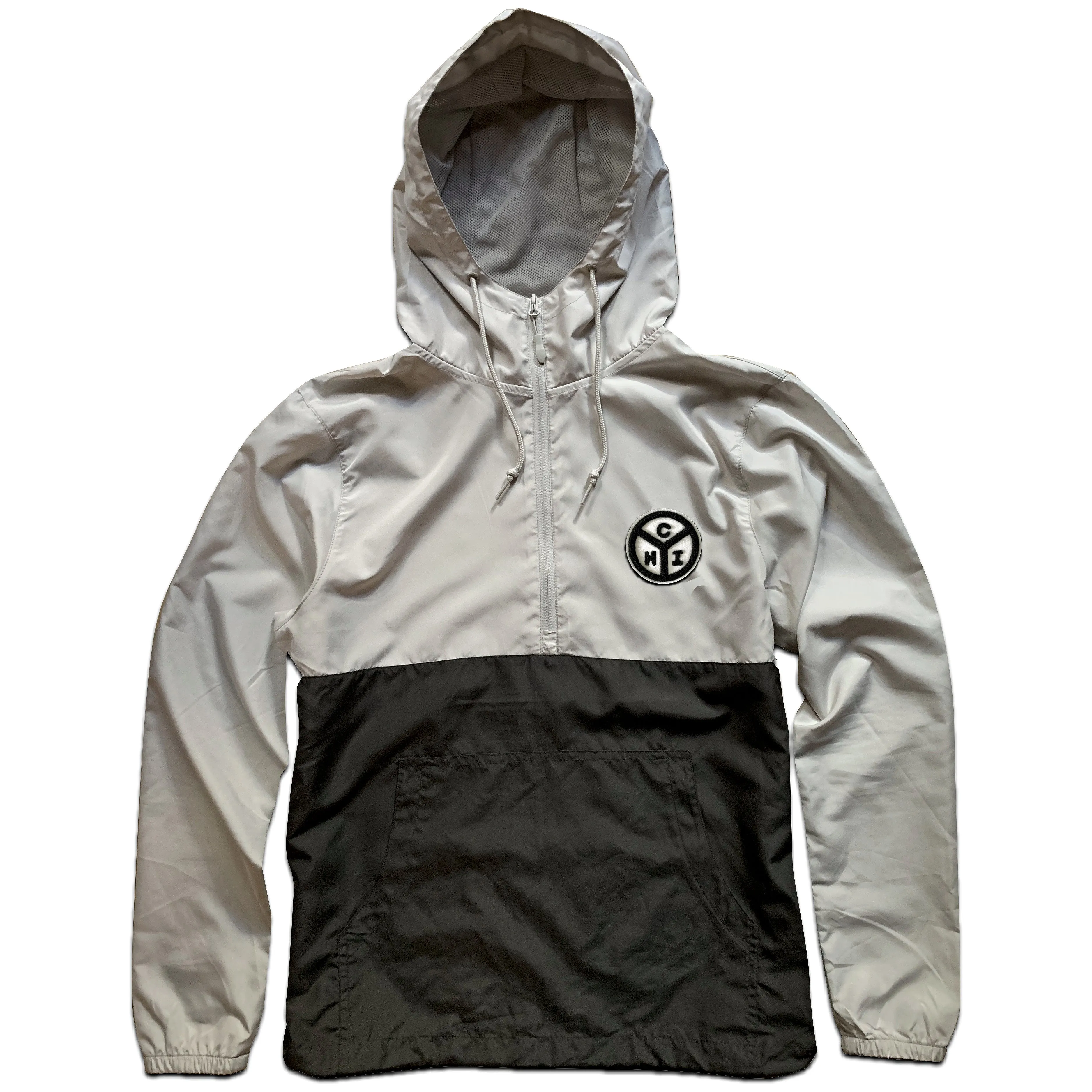 Municipal Logo Patch Smoke/Graphite Quarter-Zip Jacket