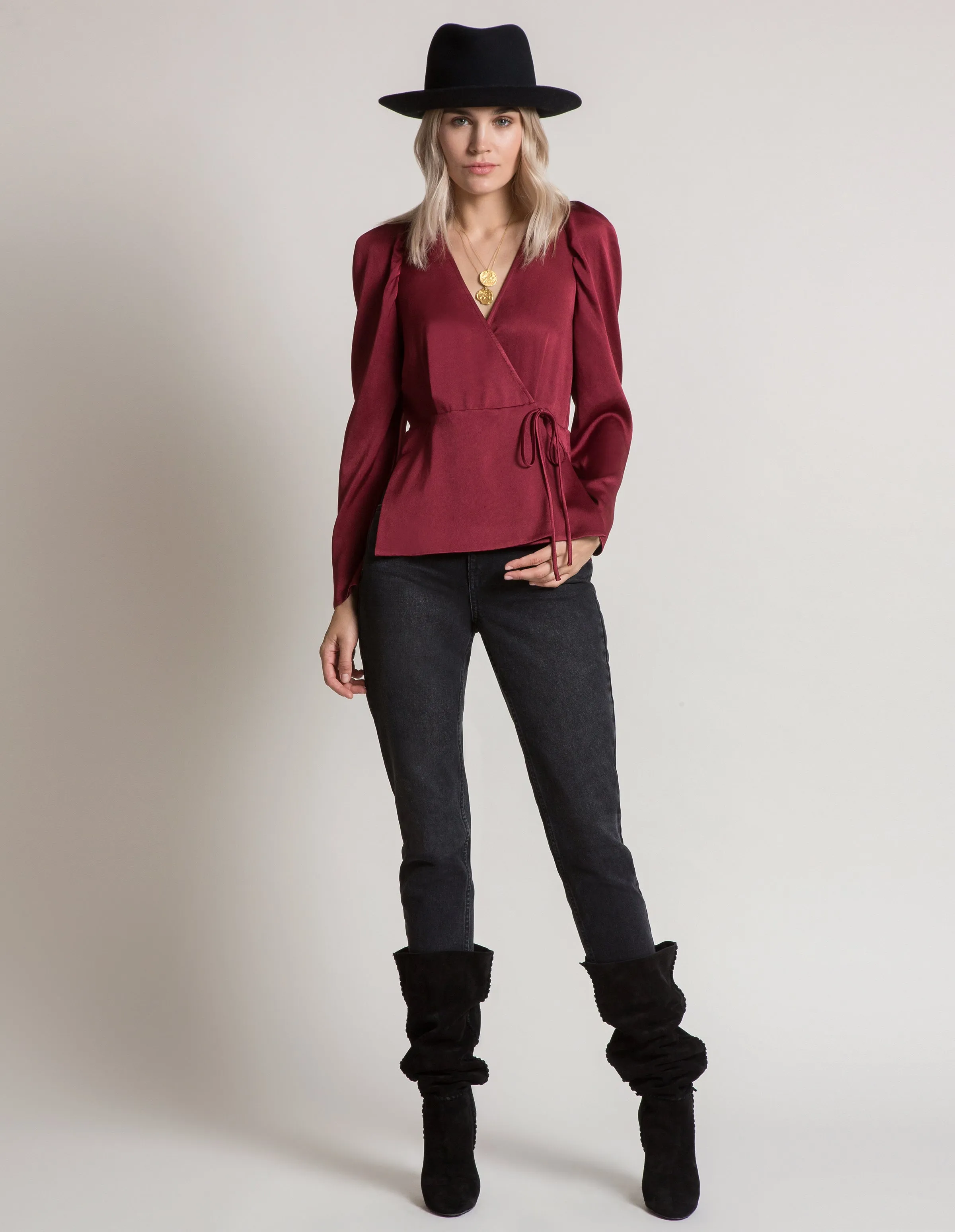 Nicole Wrap Top