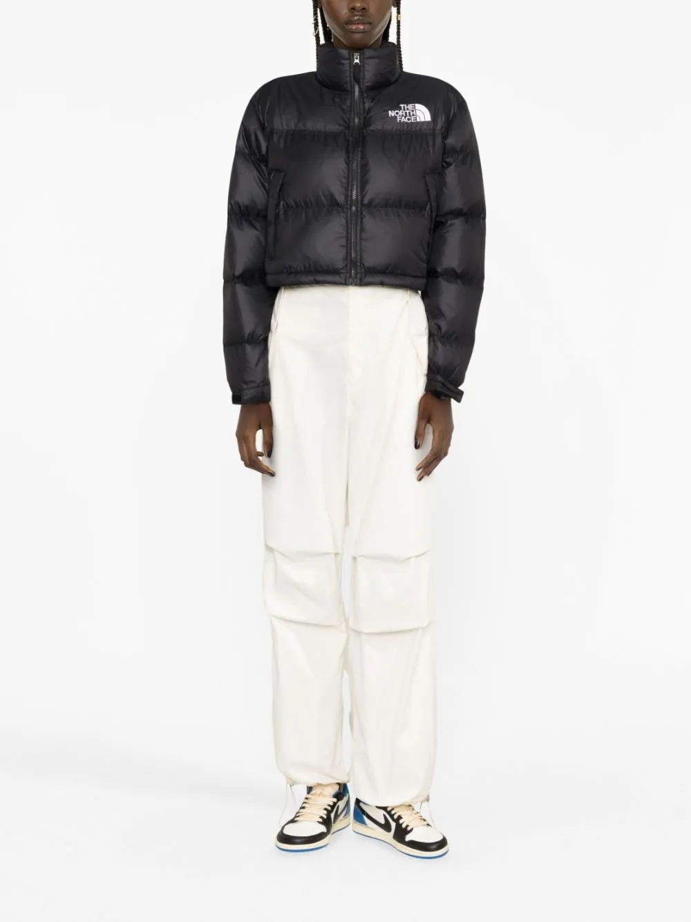 Nuptse padded cropped jacket
