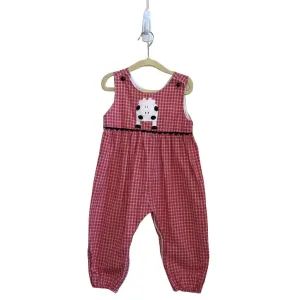 Plaid Sleeveless Romper