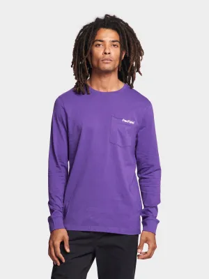 Pocket Long Sleeve T-Shirt in Tillandsia Purple
