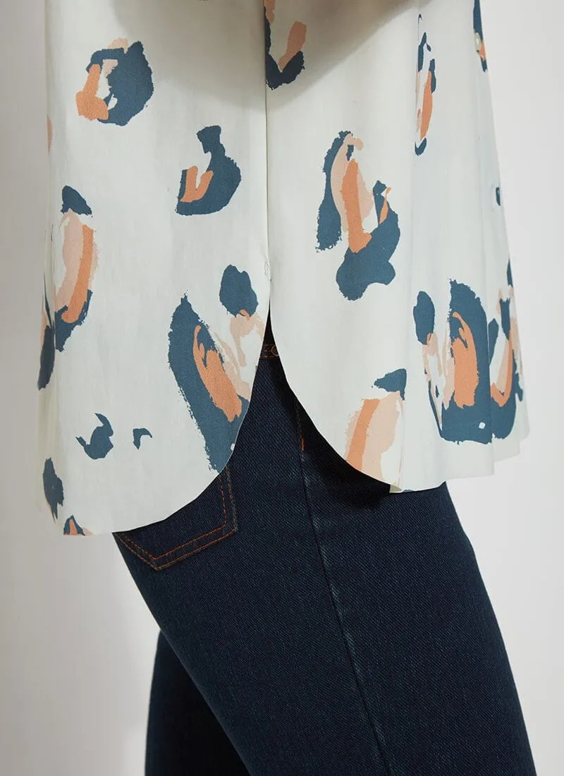 Printed Josie Short Sleeve Button Down