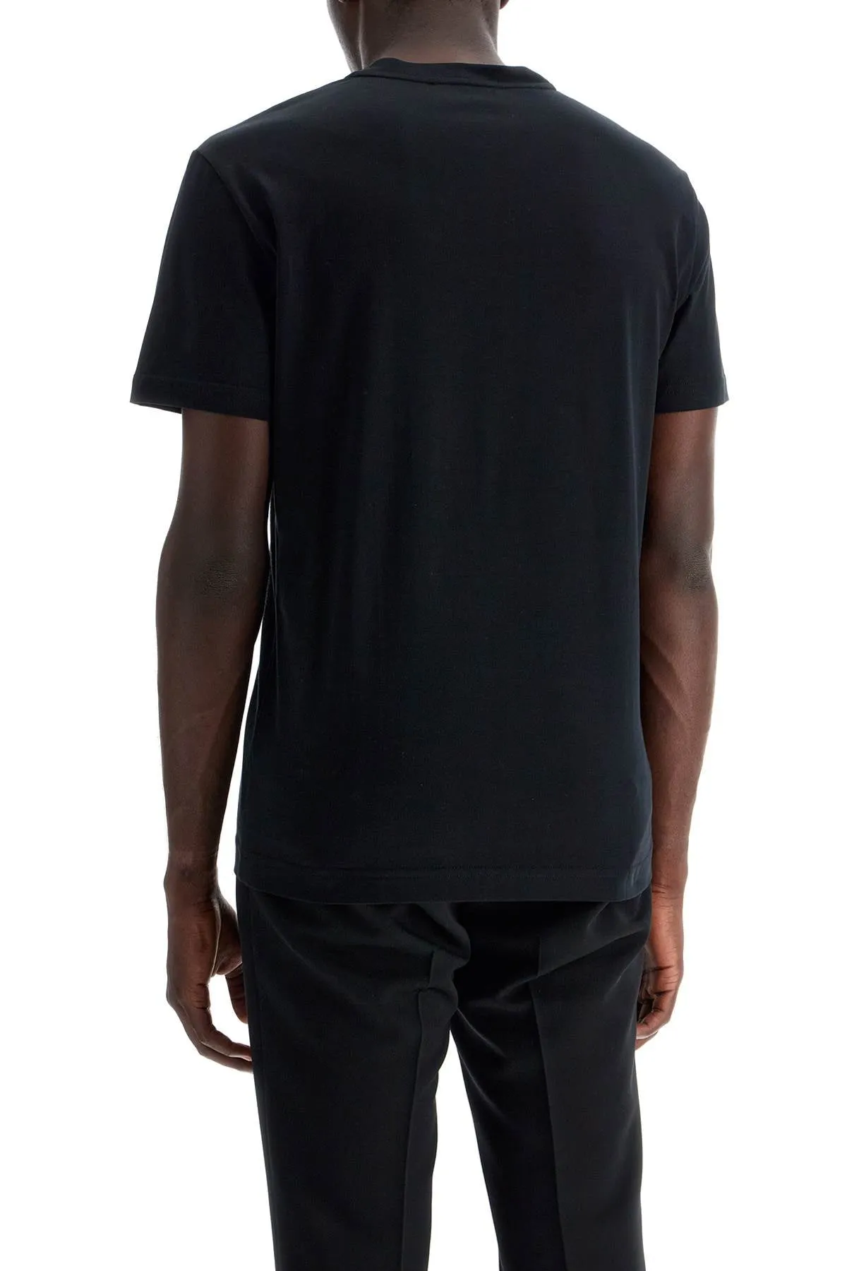 "dg embroidered t-shirt with lettering logo print