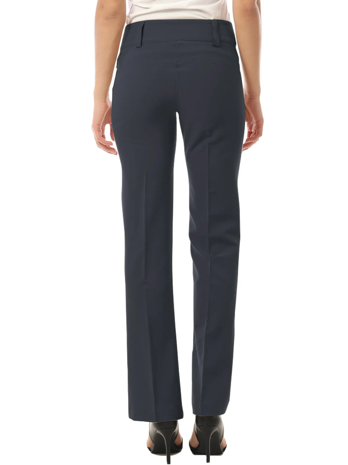 Relaxed Boot-Cut Office Pants Trousers Slacks
