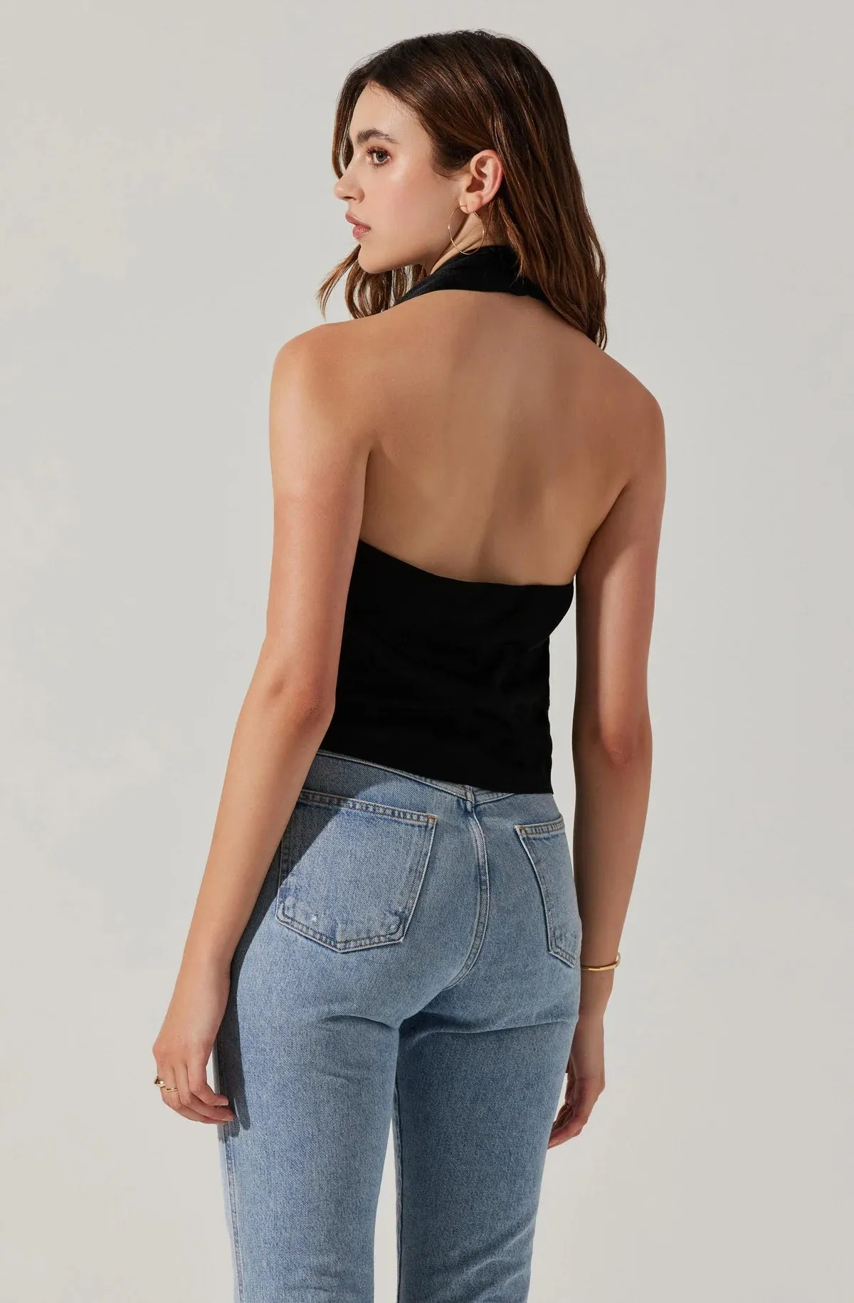 Satin Halter Top